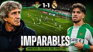 Cómo el Betis hizo daño al Real Madrid por las bandas | Análisis táctico Real Betis 1-1 Real Madrid