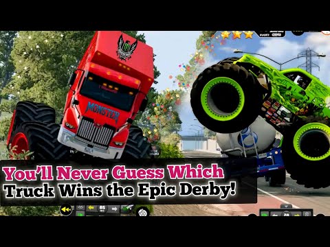 4x4 Monster Truck Showdown! Can You Survive This Wild Derby?