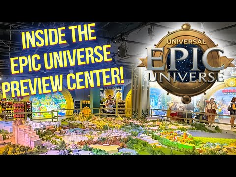 Universal Epic Universe Preview Center (FULL TOUR) Universal Orlando Resort