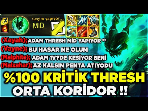 THRESH MİD PENTA ATIYORDUM !! AĞLADILAR BU NASIL HASAR DİYOLAR !!