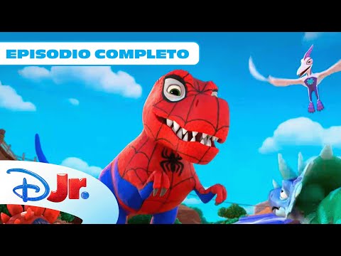 MARVEL SPIDEY Y SU SUPEREQUIPO: ¡Vamos, dinopoderes! 🕷️ | EPISODIO COMPLETO | @DisneyJuniorES