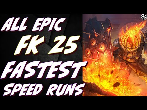 FK 25 fastest all epic team | epic tournament RAID SHADOW LEGENDS