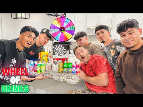 PLAYING THE WHEEL OF DRINKS ! *SUPER LIT*