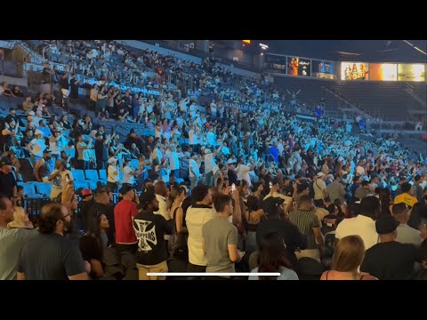 CROWD REACTS TO CALEB PLANT LOSS TO ARMANDO UPSET IN POSSIBLE UPSET OF THE YEAR!