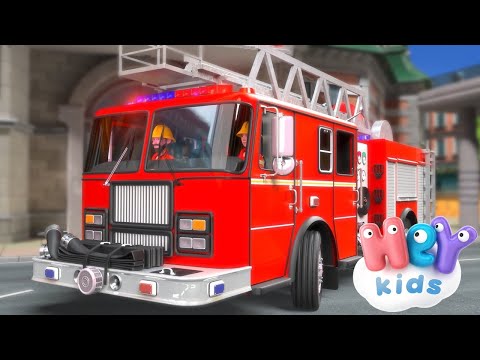 Das Feuerwehrauto 🚒 Feuerwehr kinderfilm 👨‍🚒 Kinderlieder Deutsch - HeyKids