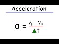 Understanding Acceleration