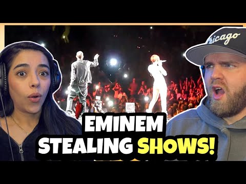 Top 9 Times Eminem Stole Another Artists Show - CROWDS GO INSANE!