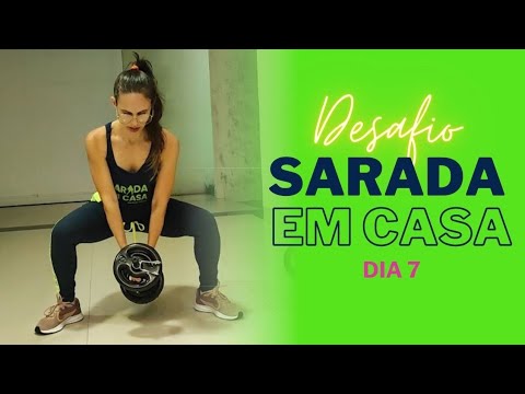 Desafio SARADA EM CASA Dia 7 | Treino De Costas, Bíceps, Ombros E abdômen