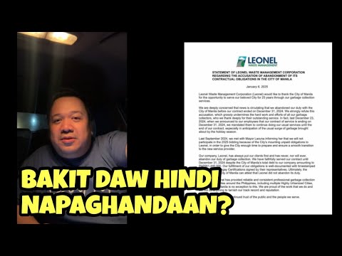 Di daw totoo ang sinabi ni Mayora Honey Lacuna ayon sa LEONEL! Sino ba talaga ang nagpabaya?