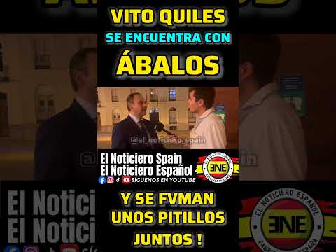 👄 Se encuentra #vitoquiles a #joséluisábalos ,por la calle y pasa esto...