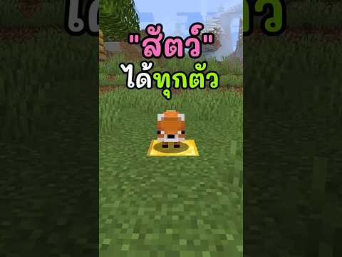 มายคราฟแต่ผมแปลงเป็น"สัตว์"ได้ทุกตัว