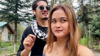 Sanaya ji ko शेर 🦁 Se dar nahi lagta😅  #shimla #manali #vlog #trending #viralvlog #foryou #sanayaa