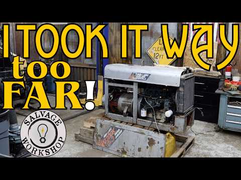 Portable Welder FORGOTTEN in a Junk Yard FINALLY gets Needed REPAIRS & More! ~ Red-D-Arc D300k P. 2