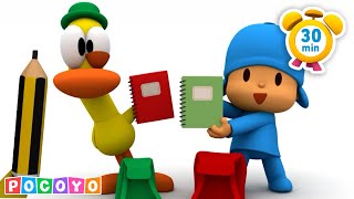 🚌 Pocoyo vidám első napja az iskolában! [30 perc] |  POCOYO MAGYARUL | Rajzfilm gyerekeknek