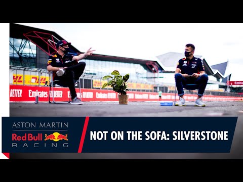Not On The Sofa with Max Verstappen and Alex Albon at Silverstone