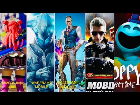 Warframe Android | Poppy 4 | Crossfire Legends | Dragon Raja Rerise | Valorant Mobile BR | Hindi GN