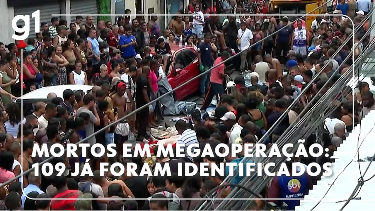 Mortos em megaoperação no RJ 109 já foram identificados