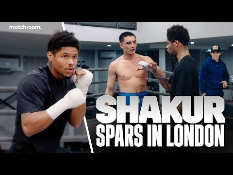 Shakur Stevenson Spars Cameron Vuong | Final Days In Camp For Floyd Schofield