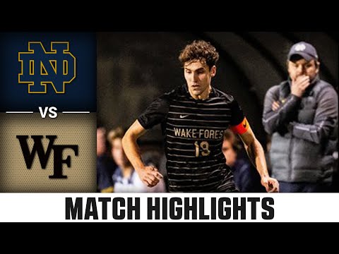 Notre Dame vs. Wake Forest ACC Men’s Soccer Highlights (2023)