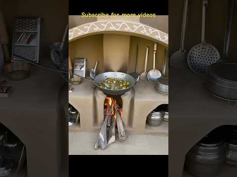 Traditional kitchen set | mitti ka kitchen | mud kitchen |mitti ka chulha #shorts #short #kitchenset