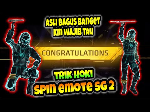 TRIK SPIN EMOTE SG2 !! CARA HOKI SPIN EMOTE GUNSPINNING SG2 , HABIS BERAPA DM ?? BAGUS BANGET ASLI