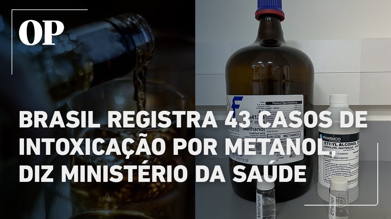 Ministério da Saúde informa que 43 casos de intoxicação por metanol já foram identificados no país