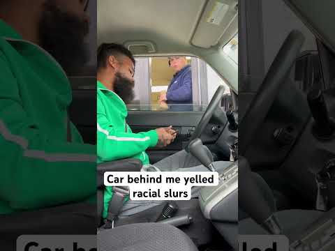 Car behind me yelled racial slurs #love #fyp