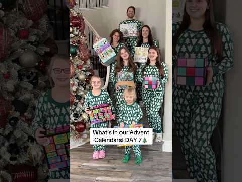 OPENING DAY 7 of our ADVENT CALENDARS!🎄#shorts #christmas