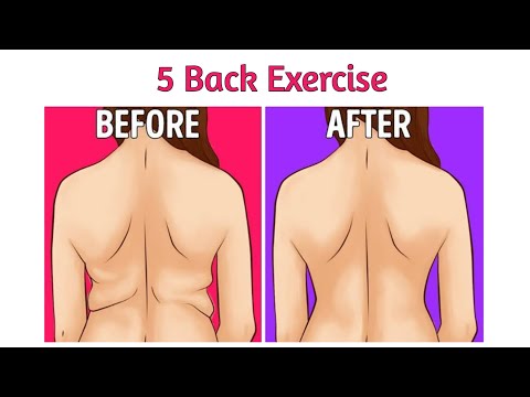 5 Back Exercise at home| @Healthfitnesstips_