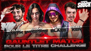 🚨 Aftershock (2025) - Gauntler Match pour le Titre Challenge - Smith VS  Windstorm VS Blaze VS Ken