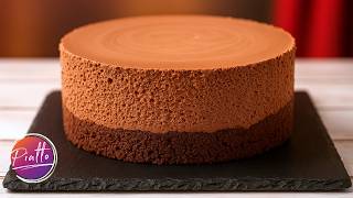 Torta Mousse al Cioccolato 🍫 Senza Cottura – Facile, Veloce e Super Cremosa!