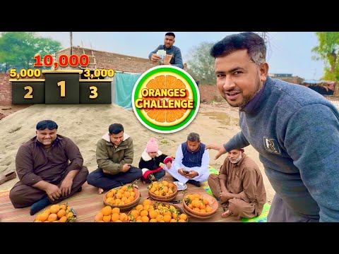 ORANGES CHALLENGE Mehnga par Gaya😱