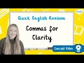 Understanding Commas for Clarity