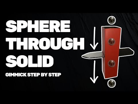 SPHERE THROUGH SOLID 🪄 Gimmick Step by Step