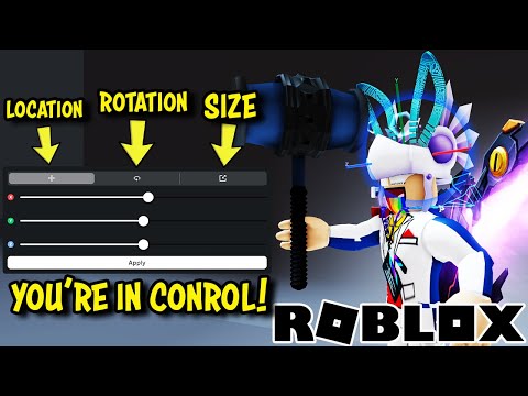 How To EASILY Change Accessory Size, Rotation & Location on Roblox