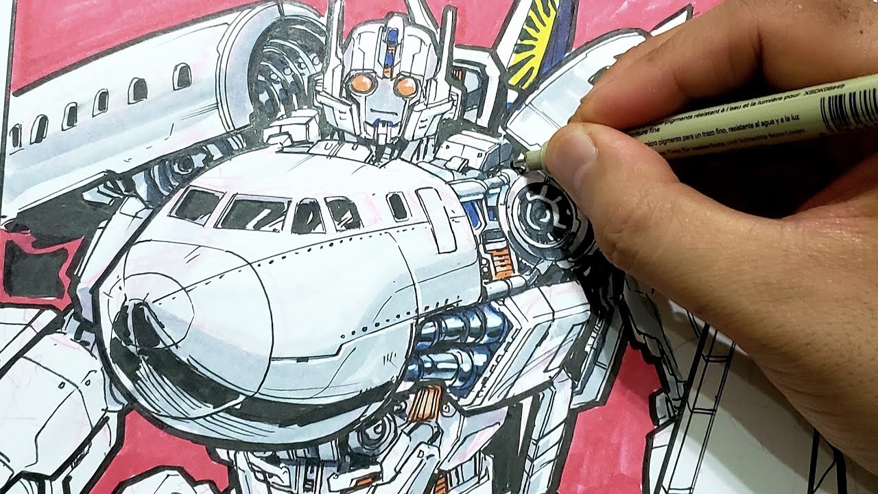 Designing an airplane mech 2 hours before flying to the philippines!