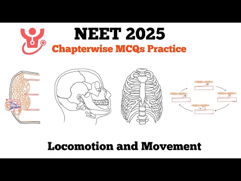 NEET 2025 : Test Yourself 🔥 | Locomotion and Movement MCQs 📚 | NEET Biology MCQ Practice 🧠