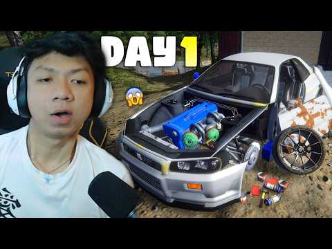 Gue mencoba RESTORASI mobil NISSAN SKYLINE R34 yang HANCUR