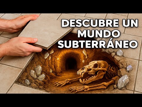 Halla un Inmenso MUNDO SUBTERRÁNEO Bajo su Casa que Destroza la Historia