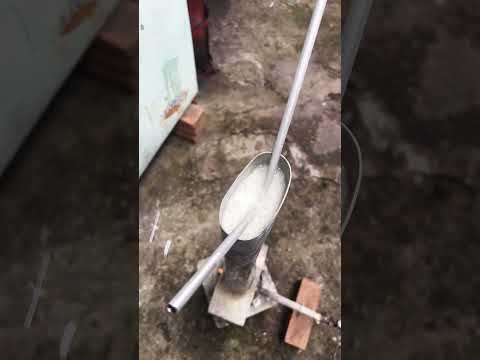Fosfatizando facão corneta