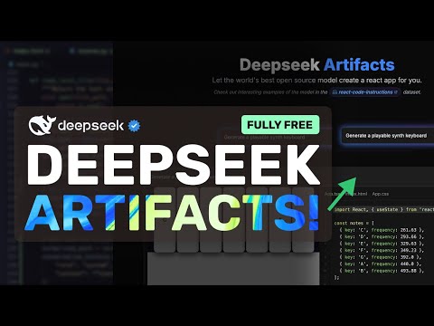 DeepSeek Artifacts: This 100% FREE AI Coder can GENERATE Apps in SECONDS!