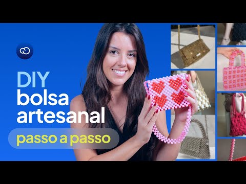 Como fazer BOLSA DE MIÇANGA para vender? [DIY BEADED BAG]