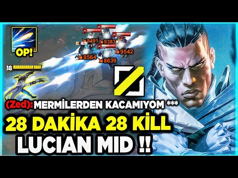 MID LUCIAN ile 1v9 TAŞIDIM !! Rakipler MERMİLERİMDEN Kaçamıyor !!
