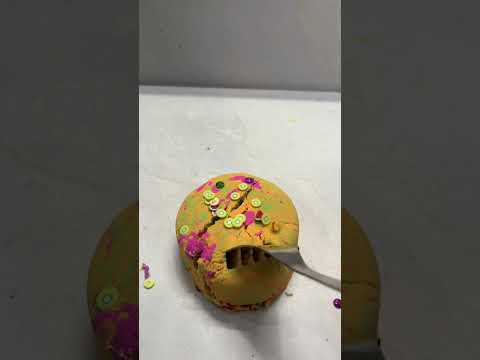 Unbelievably Satisfying: Candy Drop & Squish Kinetic Sand ASMR #shorts