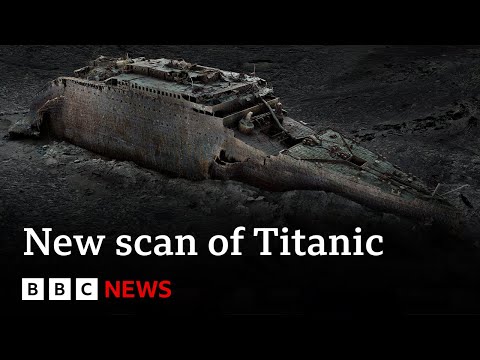 New Titanic scan reveals ground-breaking details of ship's final hours | BBC News