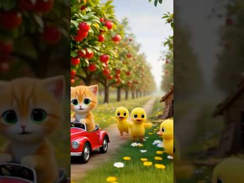 “The Kitten Who Built a Home for the Ducks” #shorts