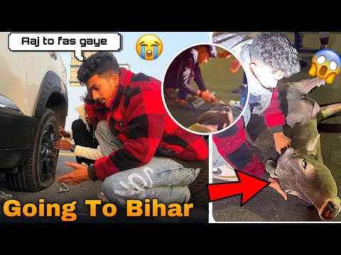 GOING TO BIHAR WITH RITIKA ❤️😍|| रास्ते मैं ये क्या हुआ 😱😭|| Classy Subhash