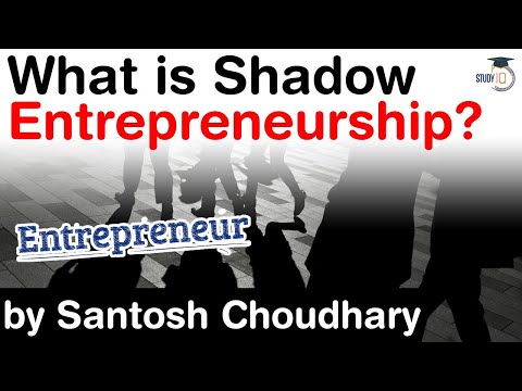 What is Shadow Entrepreneurship? Why rise of shadow entrepreneurship is a matter of concern? #UPSC