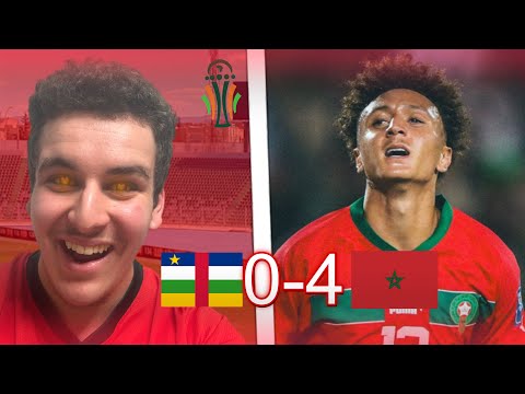 🇲🇦 MONSTREUX ! (REPUBLIQUE CENTRAFRICAINE 0-4 MAROC)