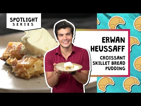 Croissant Skillet Bread Pudding | Erwan Heussaff